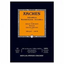 Vízfesték tömb Arches durva szemcsés A3, 100% pamut