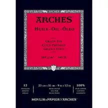Tömb Arches cold press olajfestéshez, 23x31cm 100% pamut
