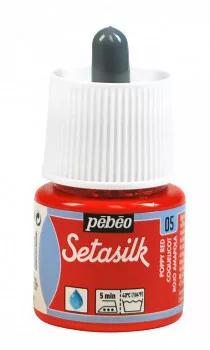 Selyemfesték Setasilk 45ml - 05 pipacsvirág vörös