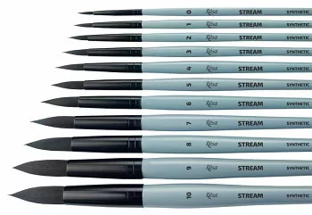 akvarell brush Rosa Stream 132 - size 2