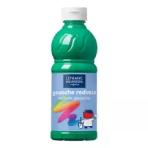   Tempera festék Lefranc Redimix 500ml – 012 Brilliant Green