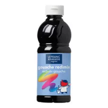 Tempera festék Lefranc Redimix 500ml – 017 Black