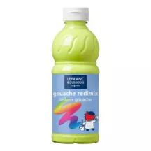 Tempera festék Lefranc Redimix 500ml – 019 Fluo Yellow