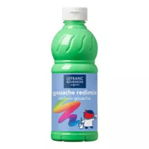 Tempera festék Lefranc Redimix 500ml – 021 Fluo Green