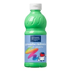 Tempera festék Lefranc Redimix 500ml  021 Fluo Green