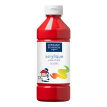 Akril festék Lefranc Education 500ml  528 Primary Red