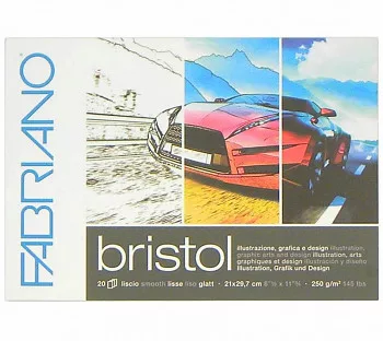 Pad Fabriano Bristol 250g A3