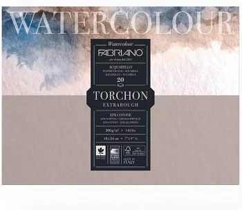 Fabriano Torchon 18x24cm 300g pad for watercolor