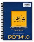 Vázlatkönyv Fabriano Schizzi 1264 90g A4 hosszú oldal