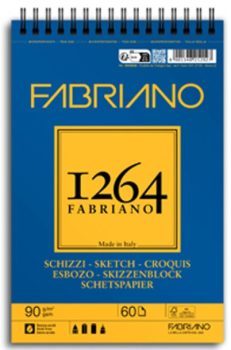 Vázlatkönyv Fabriano Schizzi 1264 90g A5