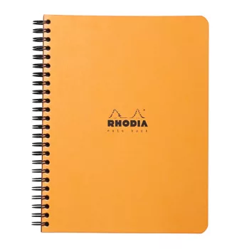 Ring notebook Rhodia 16x21cm dotted - narancs