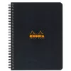Ring notebook Rhodia 16x21cm lined - fekete Ring notebook Rhodia 16x21cm lined - fekete