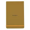 Rhodia notebook with hard boards 9x14cm - arany