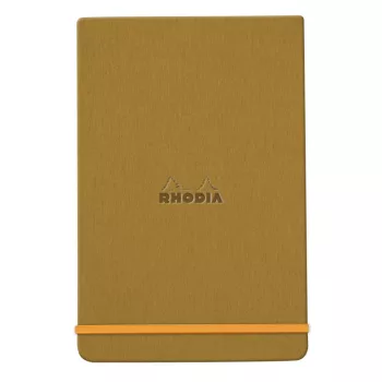 Rhodia notebook with hard boards 9x14cm - arany Rhodia notebook with hard boards 9x14cm - arany