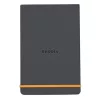 Rhodia notebook with hard boards 9x14cm - Titanium