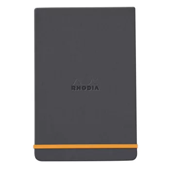 Rhodia notebook with hard boards 9x14cm - Titanium Rhodia notebook with hard boards 9x14cm - Titanium