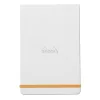 Rhodia notebook with hard boards 9x14cm - fehér