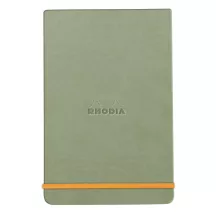 Rhodia notebook with hard boards 9x14cm - Celadon