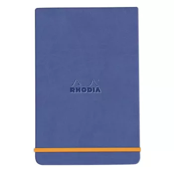 Rhodia notebook with hard boards 9x14cm - zafír
