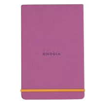 Rhodia notebook with hard boards 9x14cm - orgonalila