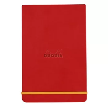 Rhodia notebook with hard boards 9x14cm - Poppy Rhodia notebook with hard boards 9x14cm - Poppy