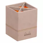 Rhodia irodaszer tartó 8x8x11cm – Rose smoke