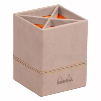 Rhodia irodaszer tartó 8x8x11cm – Rose smoke