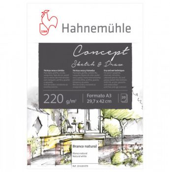 Vázlat tömb Hahnemühle Concept pad A3 220g