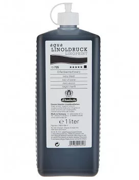 Linóleum festék Schmincke 1000ml  735 elefántcsont fekete