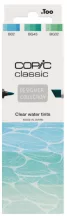 Jelölő készlet Copic Classic 3db Clear water árnyalatok