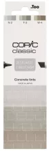 Jelölő készlet Copic Classic 3db Concrete árnyalatok