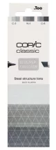   Jelölő készlet Copic Classic 3db Steel structure árnyalatok