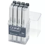 Marker szett Copic Classic 12 db Neutral Gray