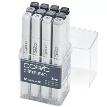 Marker szett Copic Classic 12 db Neutral Gray