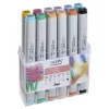 Marker szett Copic Classic 12 db pasztell tónusok