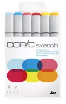 Copic Sketch szett 6 db Perfect Primaries