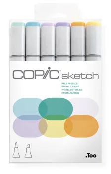 Copic Sketch szett 6 db Halvány Pastels