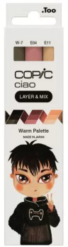Copic Ciao 3 darabos készlet Meleg Palettes