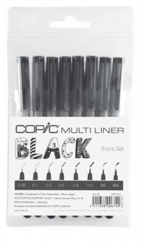 Set of liners Copic 8 pcs