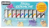 Gouache festékkészlet Pébéo 10x20ml Gouache festékkészlet Pébéo 10x20ml