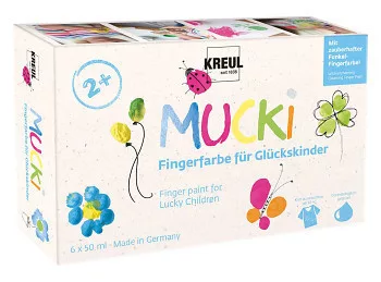 Mucki finger paints 6x50ml