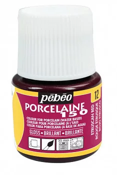 Porcelán festék Porcelaine 45ml  12 vörös etruszk