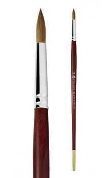 természetes brush Kolinsky round 100 - size 3/0