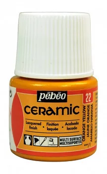 Kerámia festék Ceramic 45ml - 22 yellow-orange