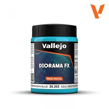 Vallejo Diorama FX 200ml – Mediterranean Blue Vallejo Diorama FX 200ml – Mediterranean Blue