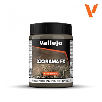 Vallejo Diorama FX 200ml – Dark Earth