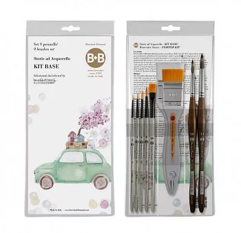 A complete set of watercolor brushes A complete set of watercolor brushes