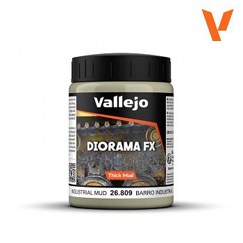 Vallejo Diorama FX 200ml – Industrial Thick Mud