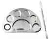 Rozsdamentes acél paletta palettakésekkel nagy 160x100mm