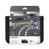 Marker készlet WN Promarker 24 db Wallet Black and Greys